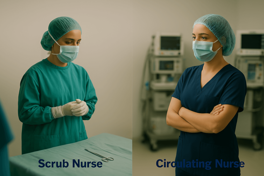 Scrub vs Circulating nurse
