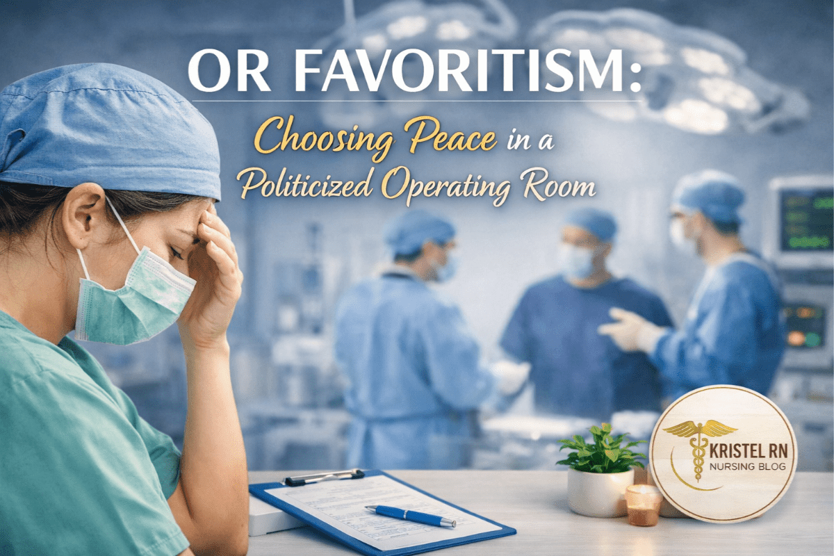 OR Favoritism: Choosing Peace in a Politicized Operating Room